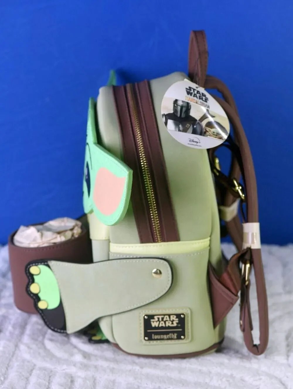 Loungefly Star Wars Mandalorian The Child with Cup Backpack